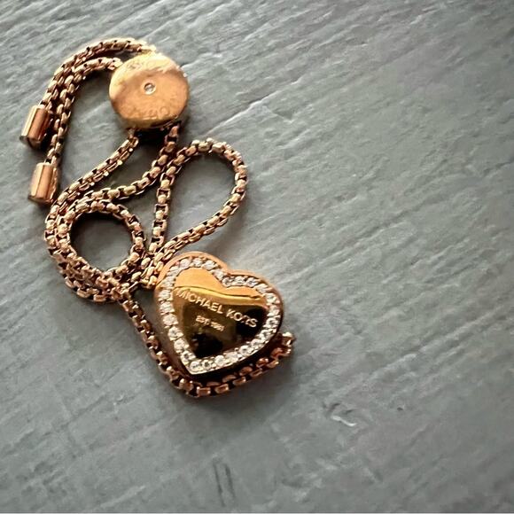 Michael Kors Rose Gold Heart Bracelet - Picture 2 of 7